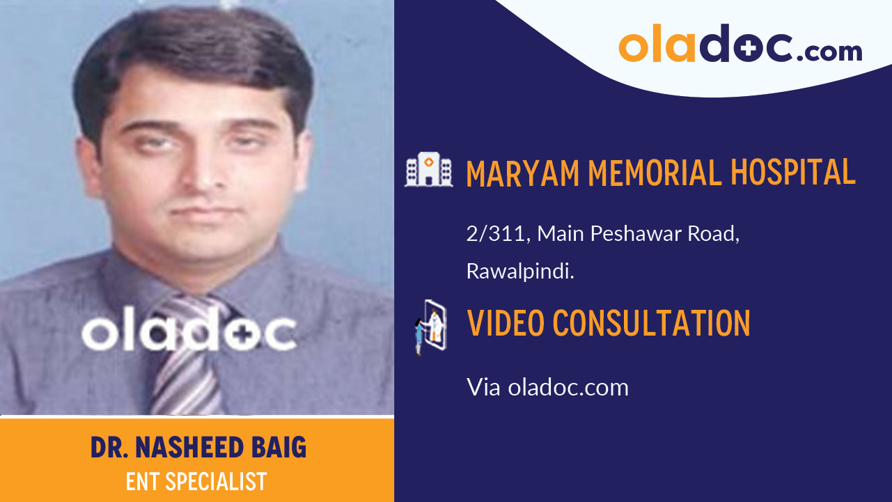 Practice location of  Dr. Nasheed Baig